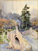 ISAAC COOKE (BRITISH 1846-1922), LLANWRWST BRIDGE, NORTH WALES