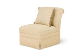 AN UPHOLSTERED SIDE CHAIR BY BRUNSCHWIG & FILS, MODERN