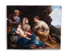 AFTER FRANCESCO GESSI, 19TH CENTURY, HOLY FAMILY WITH ST ELIZABETH