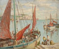 WILLIAM LEE HANKEY (BRITISH 1869 - 1952), TRAILER READY FOR SEA