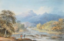 WILLIAM PAYNE (BRITISH 1755/60 - CIRCA 1830), LANGDALE PIKES
