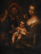 FOLLOWER OF JAN COSSIERS, PEASANTS IN A TAVERN