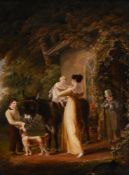 J. DE FLEURY (BRITISH 18TH/19TH CENTURY)YOUTHFUL PASTIMEOil on panelSigned