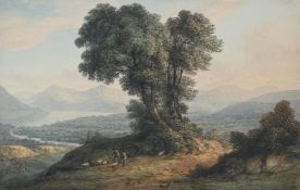 JOHN GLOVER (BRITISH 1767-1849, ), A VIEW IN THE LAKE DISTRICT