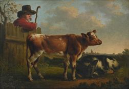 CHARLES TOWNE (BRITISH 1763-1840), COWS AT REST