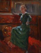 WILLIAM MAINWARING PALIN (BRITISH 1862-1947), STUDY RED AND GREEN