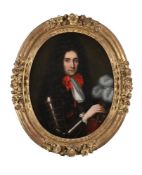 FRENCH SCHOOL (CIRCA 1750), PORTRAIT OF A GENTLEMAN IN ARMOUR