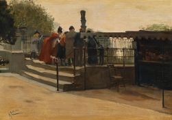ALBERT LUDOVICI SENIOR (BRITISH 1820 - 1894), THE BEAR PIT, LONDON ZOO