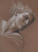 FRANK DICKSEE (BRITISH 1853-1928), CHALK STUDY FOR THE AVENGER (1916)