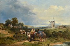 JAMES PEEL (BRITISH 1811-1906), THE FURZE GATHERERS, ELLERBY, YORK