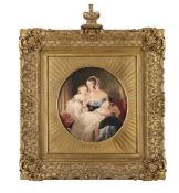 ALFRED EDWARD CHALON (BRITISH 1780-1860), AFTER LANDSEER, QUEEN VICTORIA