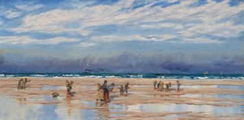 JOHN BRETT (BRITISH 1831 - 1902), COCKLE FISHERS AT GRAVELINES
