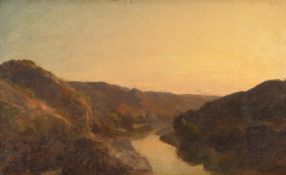 PROSPER GEORGES ANTOINE MARILHAT (FRENCH 1811-1847), A RIVER LANDSCAPE