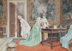 G** GUIDI (ITALIAN 19TH/20TH CENTURY), EAVESDROPPERS