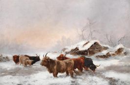 THOMAS HENRY GIBB (BRITISH 1833-1893), 'SCOTTS AT HAME', ALNWICK