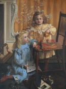 WALTER SAVAGE COOPER (BRITISH 1861 - 1943), PORTRAIT OF MAY AND ARTHUR SAVAGE COOPER