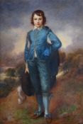 ATTRIBUTED TO EMILY EYRES (BRITISH 1850 -1910) AFTER THOMAS GAINSBOROUGH, THE BLUE BOY
