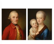 KARL JOSEF ALOYS AGRICOLA (GERMAN 1779-1852), PORTRAIT OF A GENTLEMAN; PORTRAI OF A LADY (2)