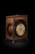 ‡ A lacquer and wood drum, Edo period