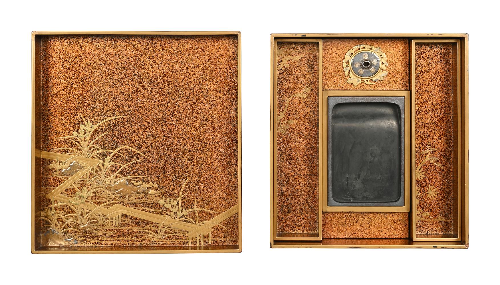 ‡ An elegant and fine Igarashi school suzuribako [writing box], Edo period - Image 3 of 3