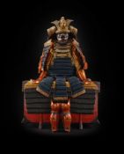 ‡ A honkozane do-maru gusoku [armour with wrapped cuirass]