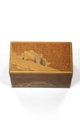 ‡ A lacquer chabako [tea ceremony utensils box], Edo period