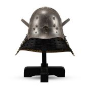 ‡ An iron five-plate kabuto [helmet], Momoyama - Edo period