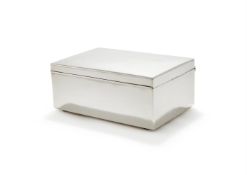RALPH LAUREN, A SILVER PLATED TABLE BOX