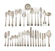 AN AUSTRIAN SILVER TABLE SERVICE