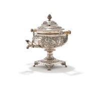 Y A GEORGE IV SILVER TEA URN