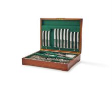 A SILVER KING'S PATTERN TABLE SERVICE