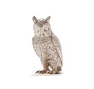 A SILVER MODEL OF AN OWL