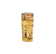AN 18TH CENTURY GOLD AND AGATE ETUI