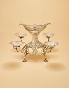 A GEORGE III SILVER EPERGNE