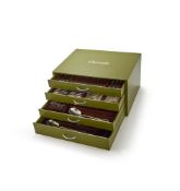 CHRISTOFLE, A FRENCH ELECTRO-PLATED OLD ENGLISH AND THREAD PATTERN TABLE SERVICE