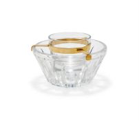 BACCARAT, A LARGE GLASS CAVIAR BOWL