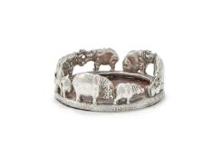 PATRICK MAVROS, A SILVER BOTTLE COASTER