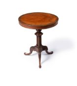 Y A REGENCY ROSEWOOD, AMBOYNA AND PALM WOOD CROSSBANDED OCCASIONAL TABLE, CIRCA 1820