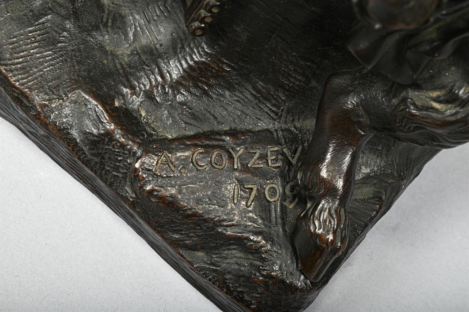 AFTER ANTOINE COYSEVOX, A FRENCH BRONZE GROUP 'FAUNE ET SATYRE', LATE 19TH CENTURY - Image 5 of 5