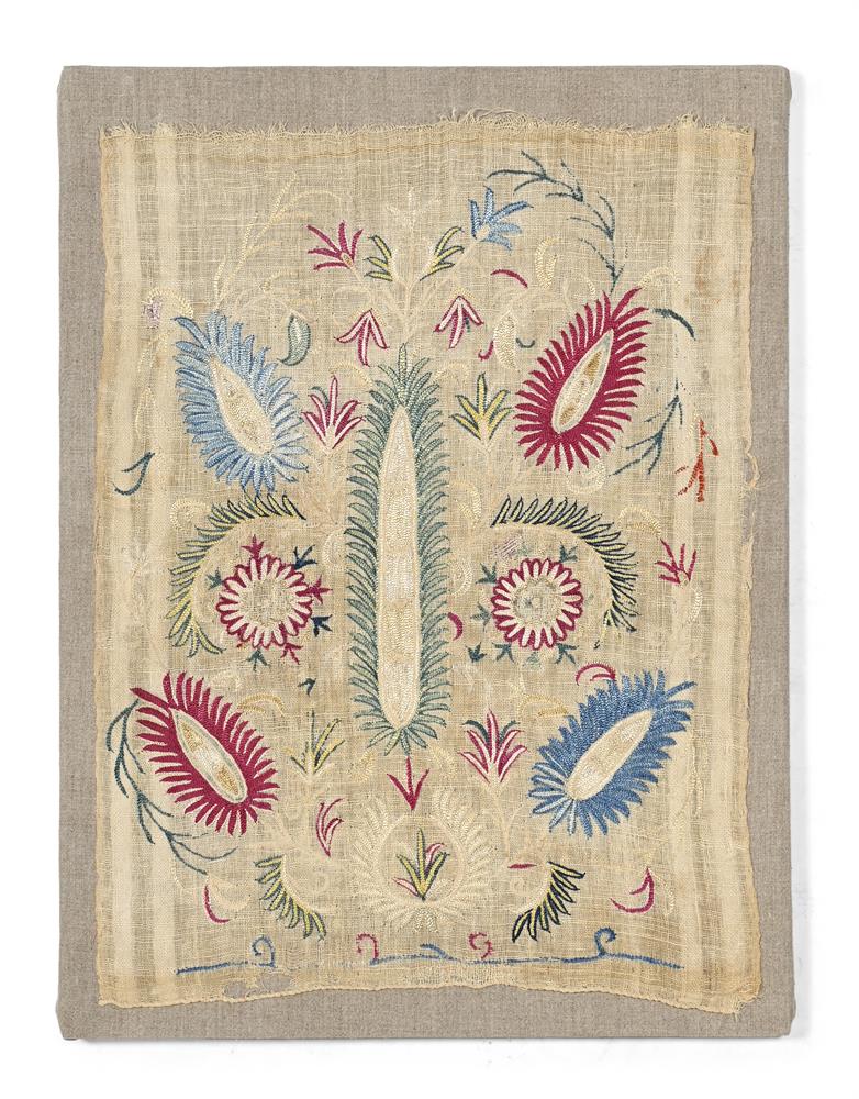 A GREEK ISLAND EMBROIDERY, 18TH CENTURY