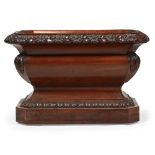 A GEORGE IV CARVED MAHOGANY WINE COOLER, ATTRIBUTED TO GILLOWS, CIRCA 1825