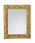 A CHARLES II CARVED GILTWOOD MIRROR, CIRCA 1670
