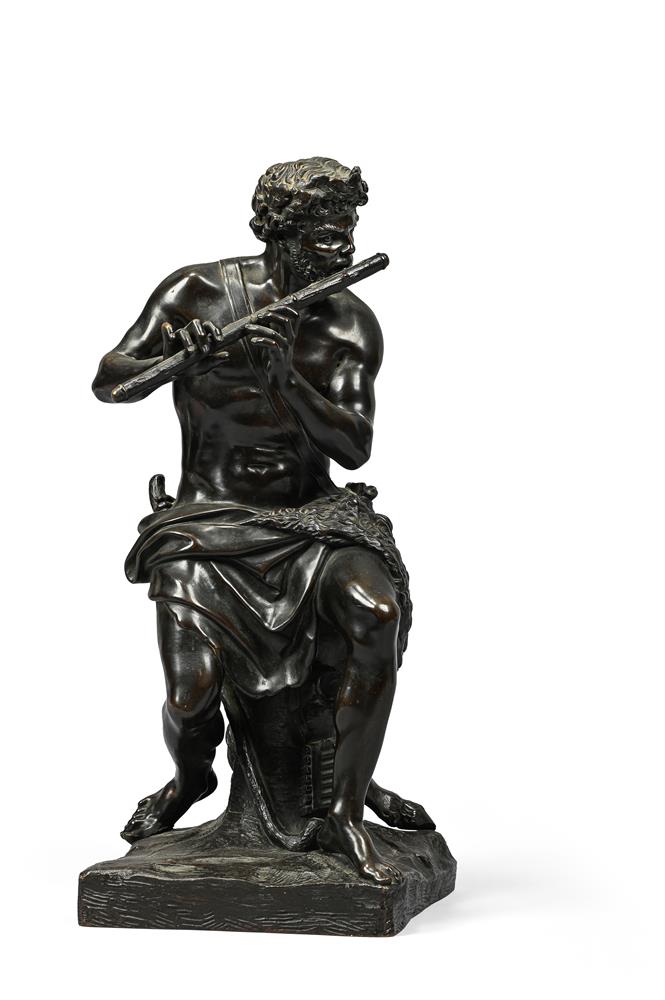 AFTER ANTOINE COYSEVOX, A FRENCH BRONZE GROUP 'FAUNE ET SATYRE', LATE 19TH CENTURY - Image 3 of 5