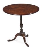 A GEORGE III MAHOGANY TRIPOD OCCASIONAL TABLE, CIRCA 1780