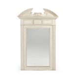A PALLADIAN DESIGN MIRROR, IN GEORGE II STYLE, LATE 19TH CENTURY