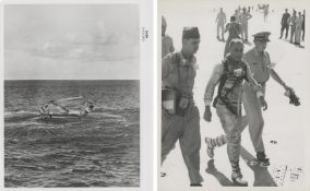 [Mercury Redstone 4] THE NEAR DISASTROUS RECOVERY OF LIBERTY BELL 7 (diptych)