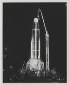 [Project Mercury] ATLAS 8B MISSILE UNDER THE NIGHT SKY: THE DAWN OF HUMAN SPACE EXPLORATION