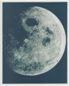 [Apollo 8] STUNNING FULL MOON AS WITNESSED BY THE APOLLO 8 CREW DURING THE HOMEBOUND JOURNEY