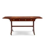 A REGENCY MAHOGANY SOFA TABLE, EARLY 19TH CENTURY