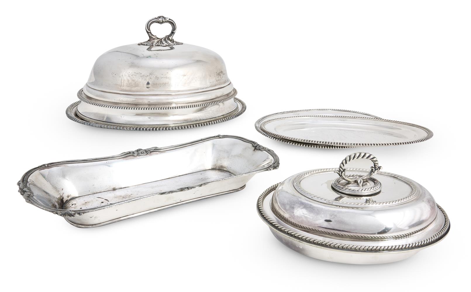 A COLLECTION OF ELECTRO-PLATED ITEMS